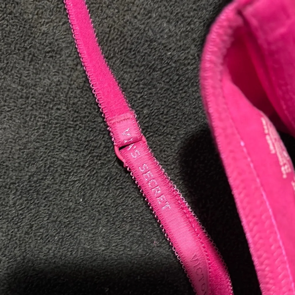 NWOT Victoria's Secret Hot Pink Lined Demi Underwire Bra Size 36D, 36 D Cotton